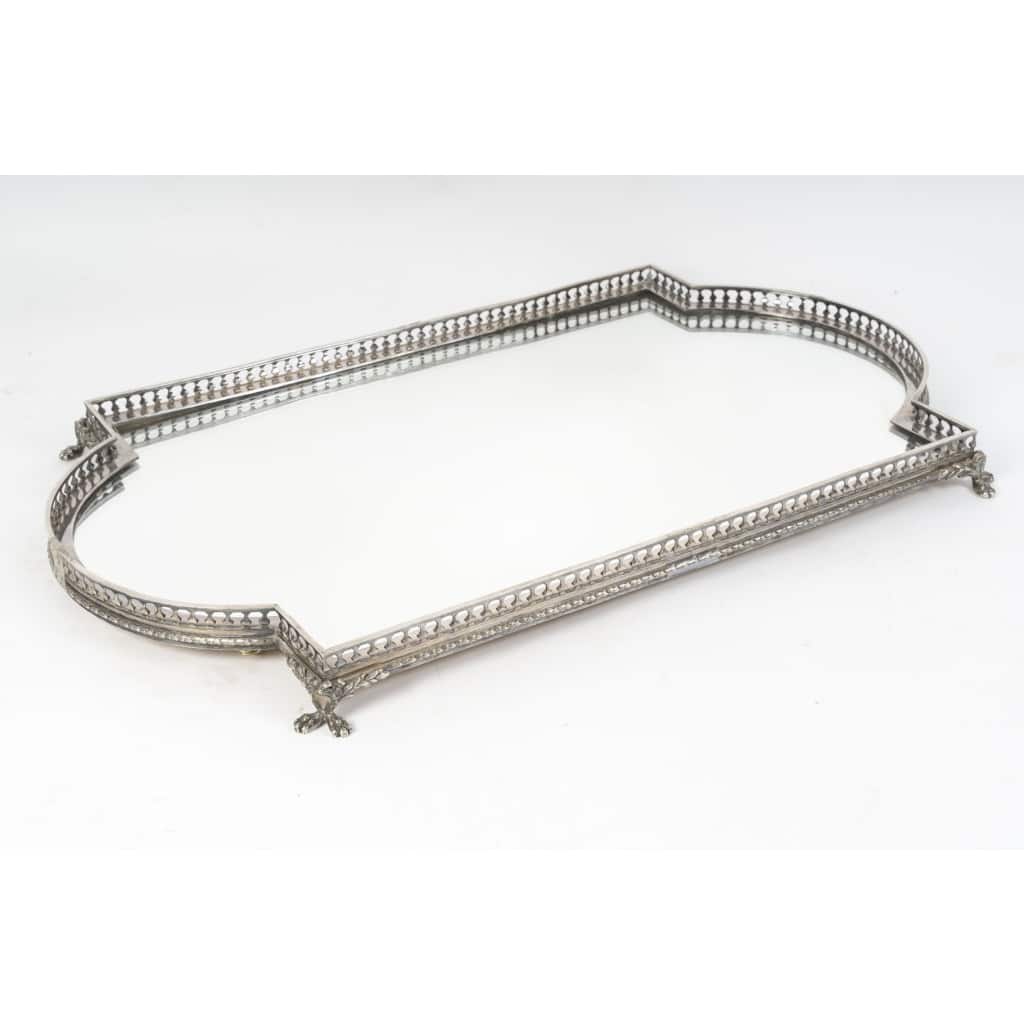 Surtout de table en bronze argenté. 2