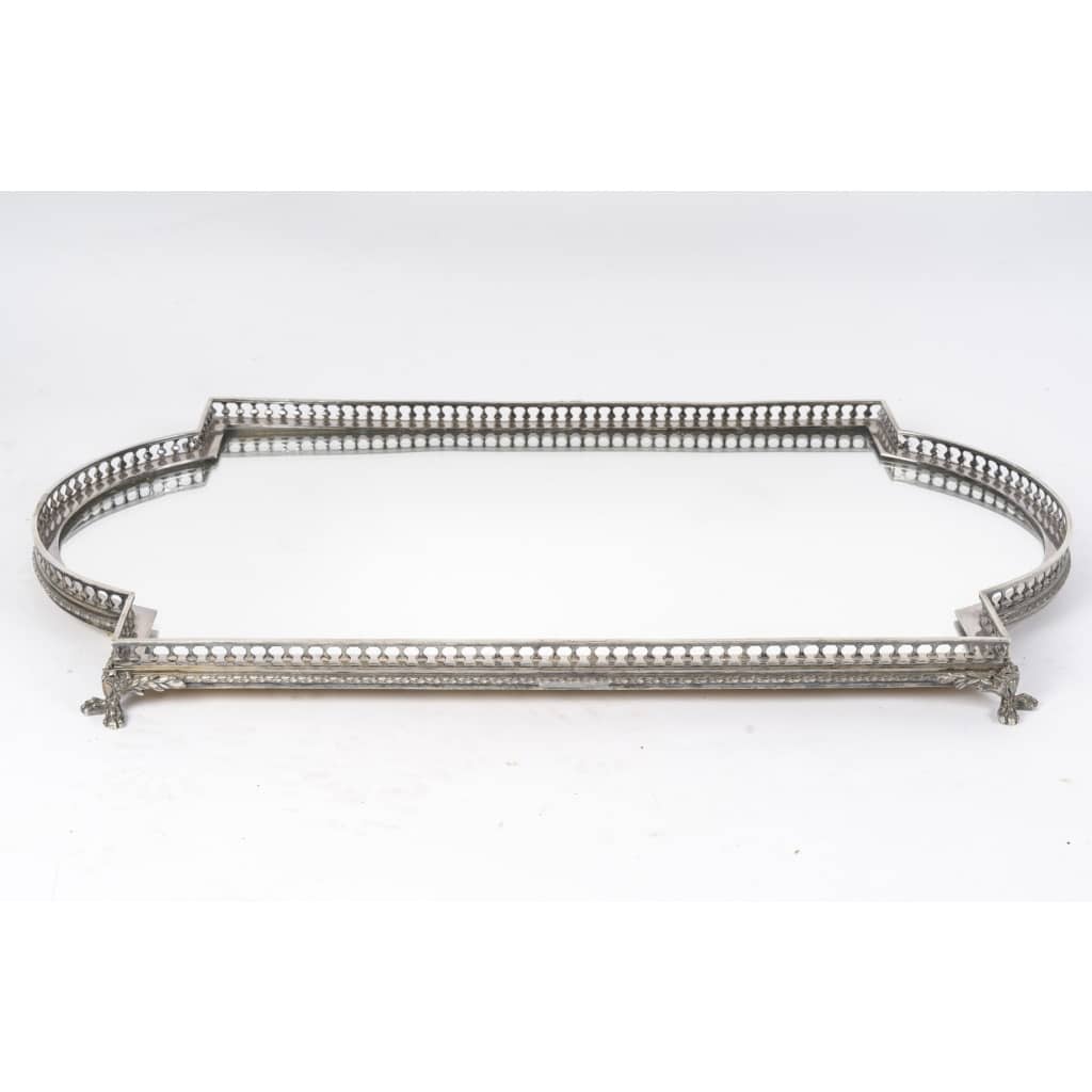 Surtout de table en bronze argenté. 6