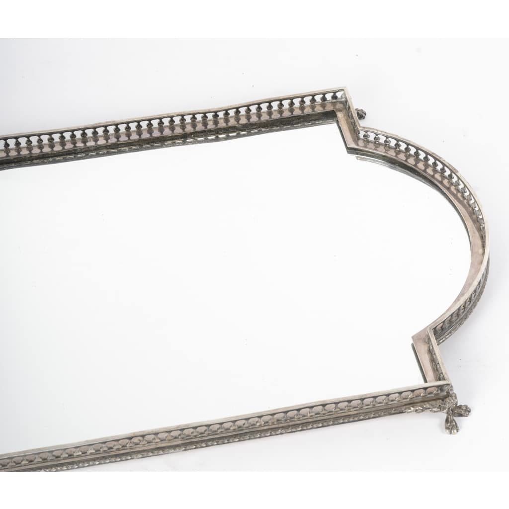 Surtout de table en bronze argenté. 4