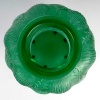 Vase « Domrémy » verre vert émeraude patiné blanc de René LALIQUE 12