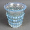 Vase « Montmorency » verre opalescent patiné bleu de René LALIQUE 10