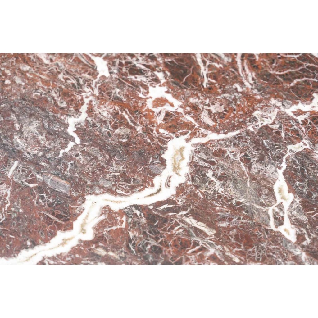 KNOLL éditions & PLATNER , table rondeØ 180 cm marbre Rouge Rubis 3