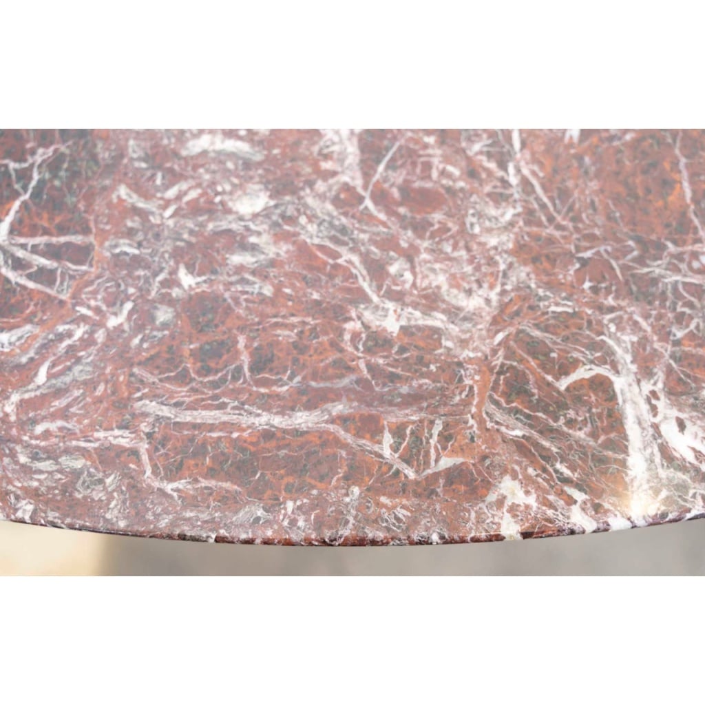 KNOLL éditions & PLATNER , table rondeØ 180 cm marbre Rouge Rubis 7