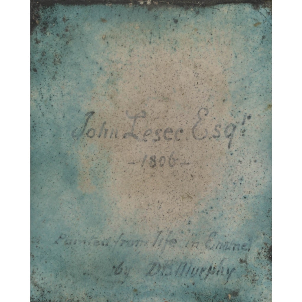 Miniature sur cuivre, Portrait d’homme. Début XIXème siècle 10 Miniature sur cuivre, Portrait d’homme. Début XIXème siècle 10