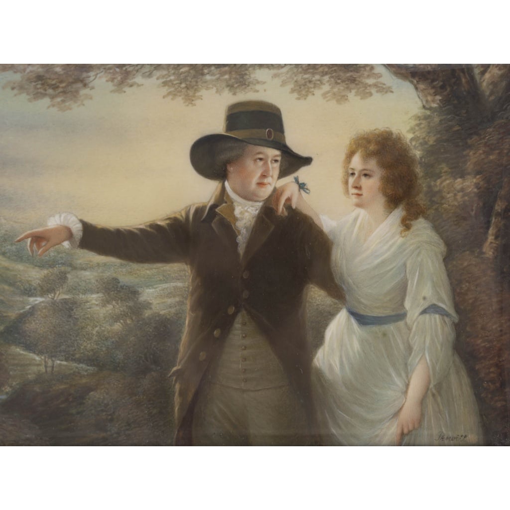 Miniature sur ivoire d’après Raeburn, fin XVIIIème siècle 4 Miniature sur ivoire d’après Raeburn, fin XVIIIème siècle 4