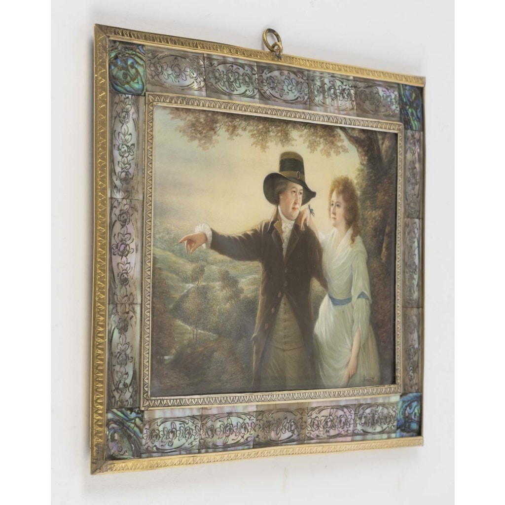 Miniature sur ivoire d’après Raeburn, fin XVIIIème siècle 9 Miniature sur ivoire d’après Raeburn, fin XVIIIème siècle 9