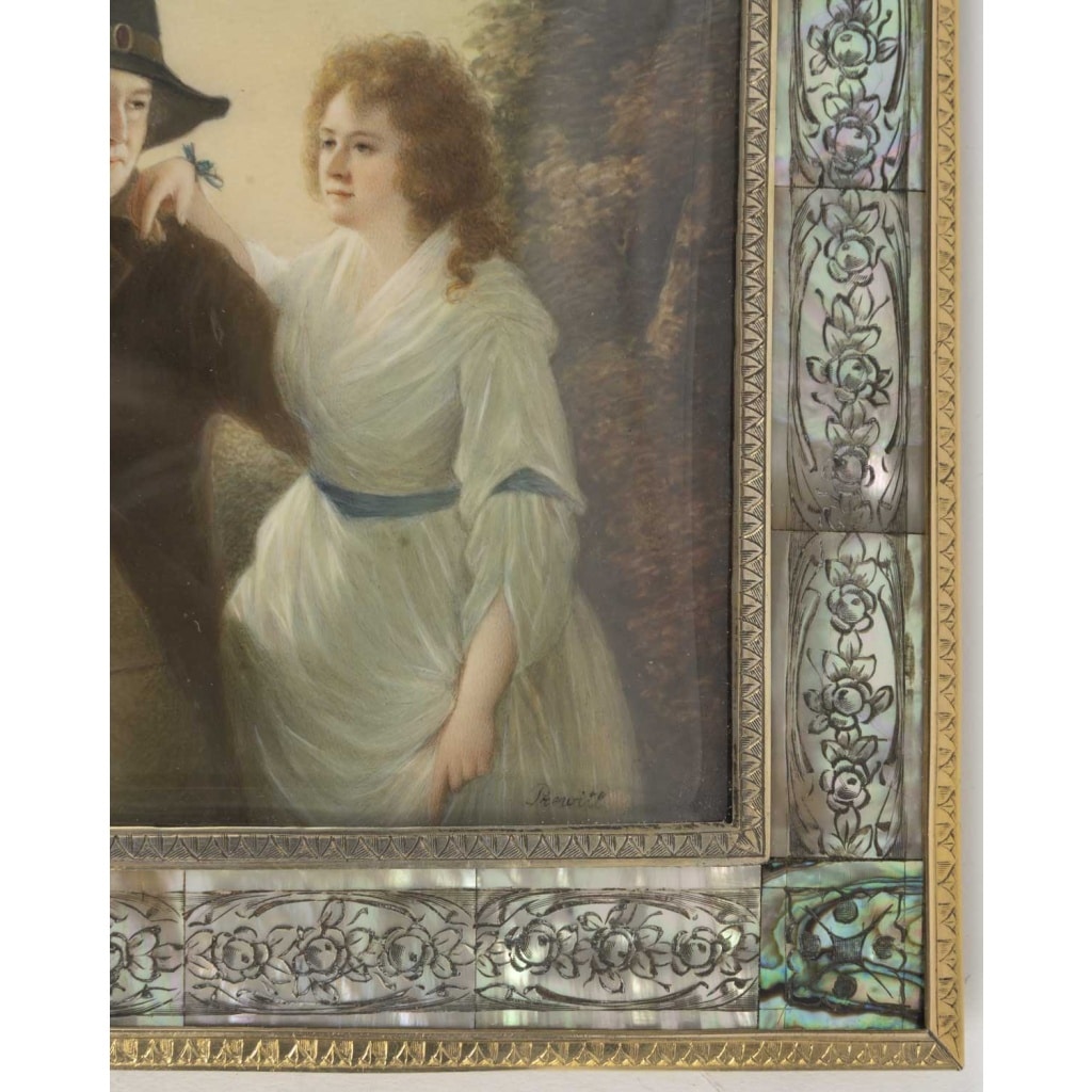 Miniature sur ivoire d’après Raeburn, fin XVIIIème siècle 8 Miniature sur ivoire d’après Raeburn, fin XVIIIème siècle 8