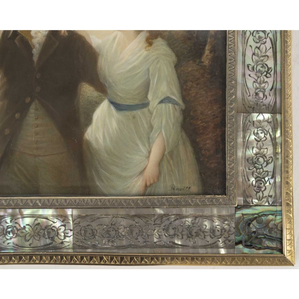 Miniature sur ivoire d’après Raeburn, fin XVIIIème siècle 7 Miniature sur ivoire d’après Raeburn, fin XVIIIème siècle 7