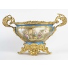 Grande coupe en porcelaine de Sèvres – XIXᵉ siècle, monture en bronze doré style Louis XV 13 Grande coupe en porcelaine de Sèvres – XIXᵉ siècle, monture en bronze doré style Louis XV 13