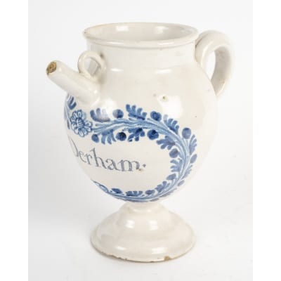 Chevrette de pharmacie – Manufacture de Montpellier, XVIIIᵉ siècle