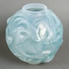 Vase « Formose » verre opalescent patiné bleu de René LALIQUE 10