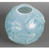 Vase « Formose » verre opalescent patiné bleu de René LALIQUE 11