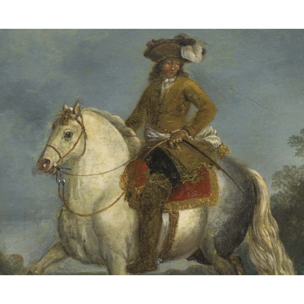 Ecole Hollandaise du XVIIe siècle. Paire de portraits de cavaliers sur leur monture 6 Ecole Hollandaise du XVIIe siècle. Paire de portraits de cavaliers sur leur monture 6