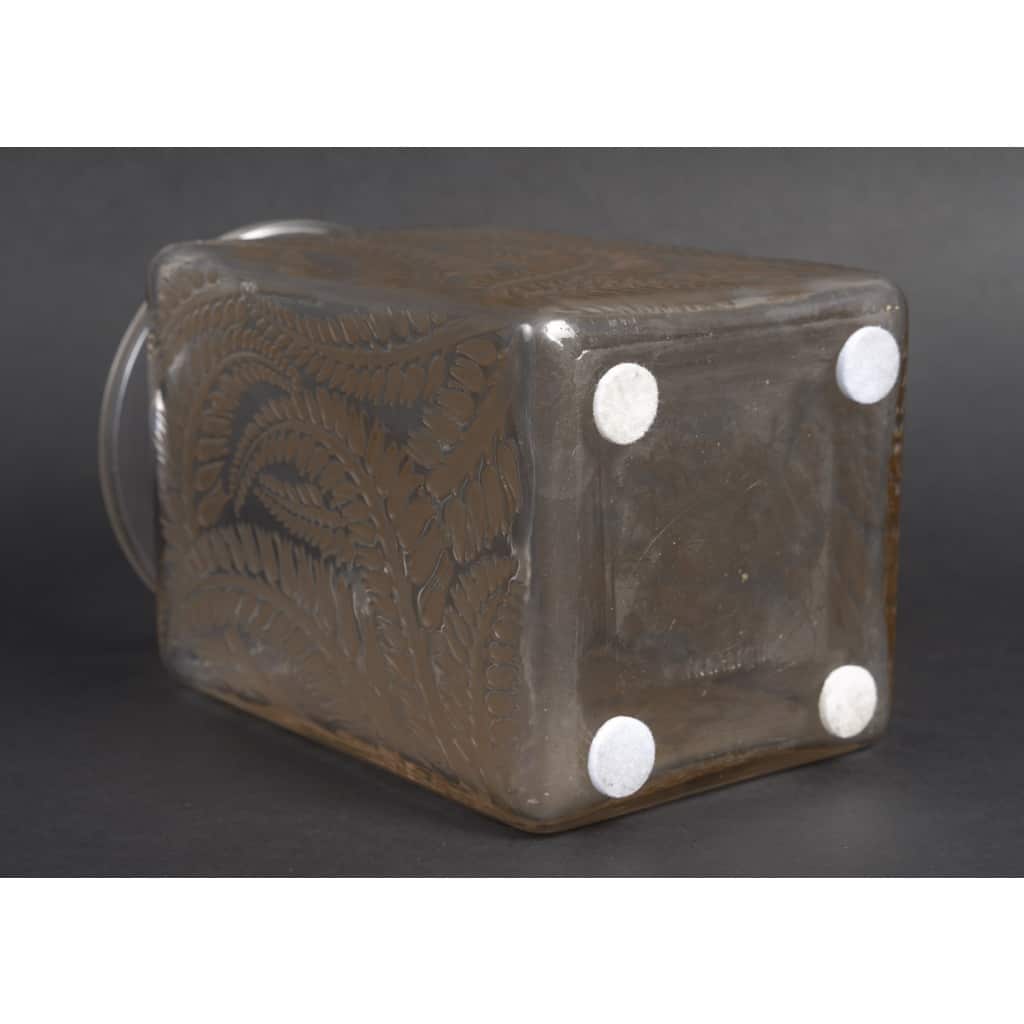 René LALIQUE – Vase carré « Myrrhis » 1926 11