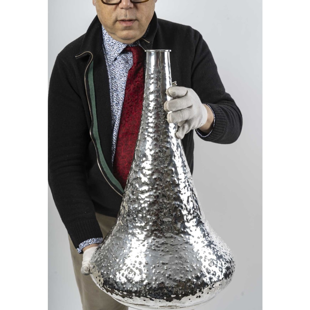R. VALLE – Grand Vase en Argent Massif XXè 15