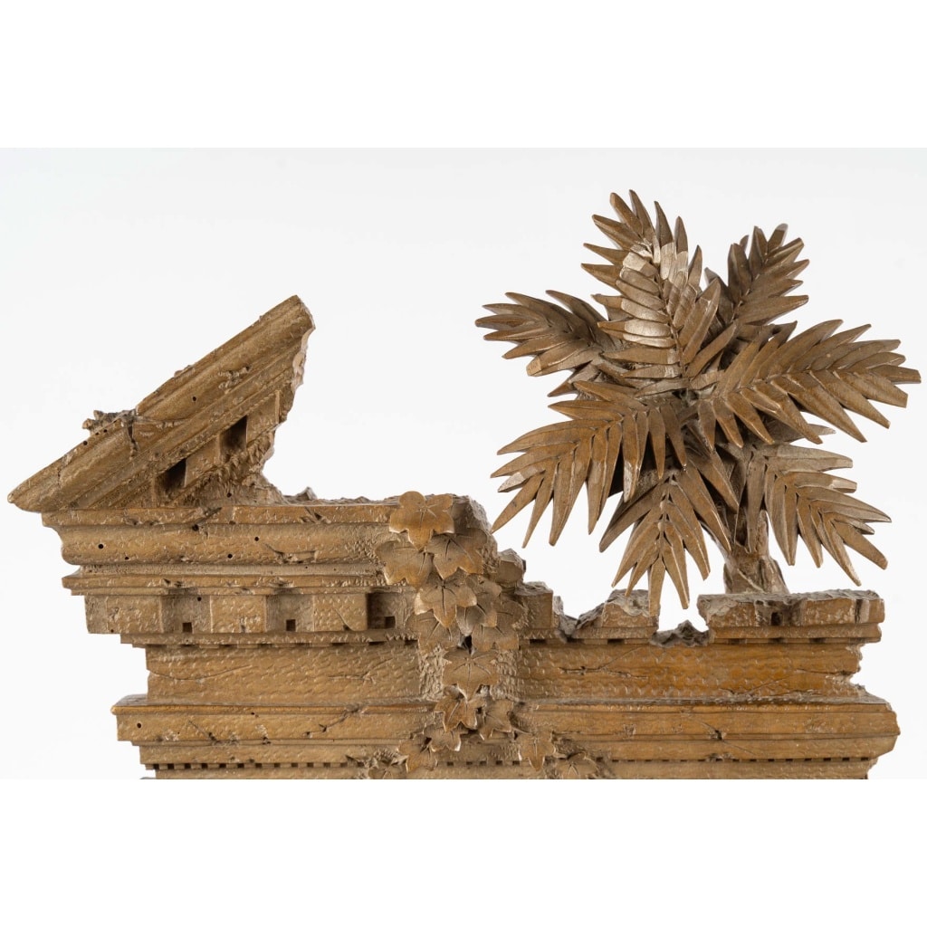 La Porteuse d’Eau, Plaque en émail encadrée, circa 1900 6 La Porteuse d’Eau, Plaque en émail encadrée, circa 1900 6