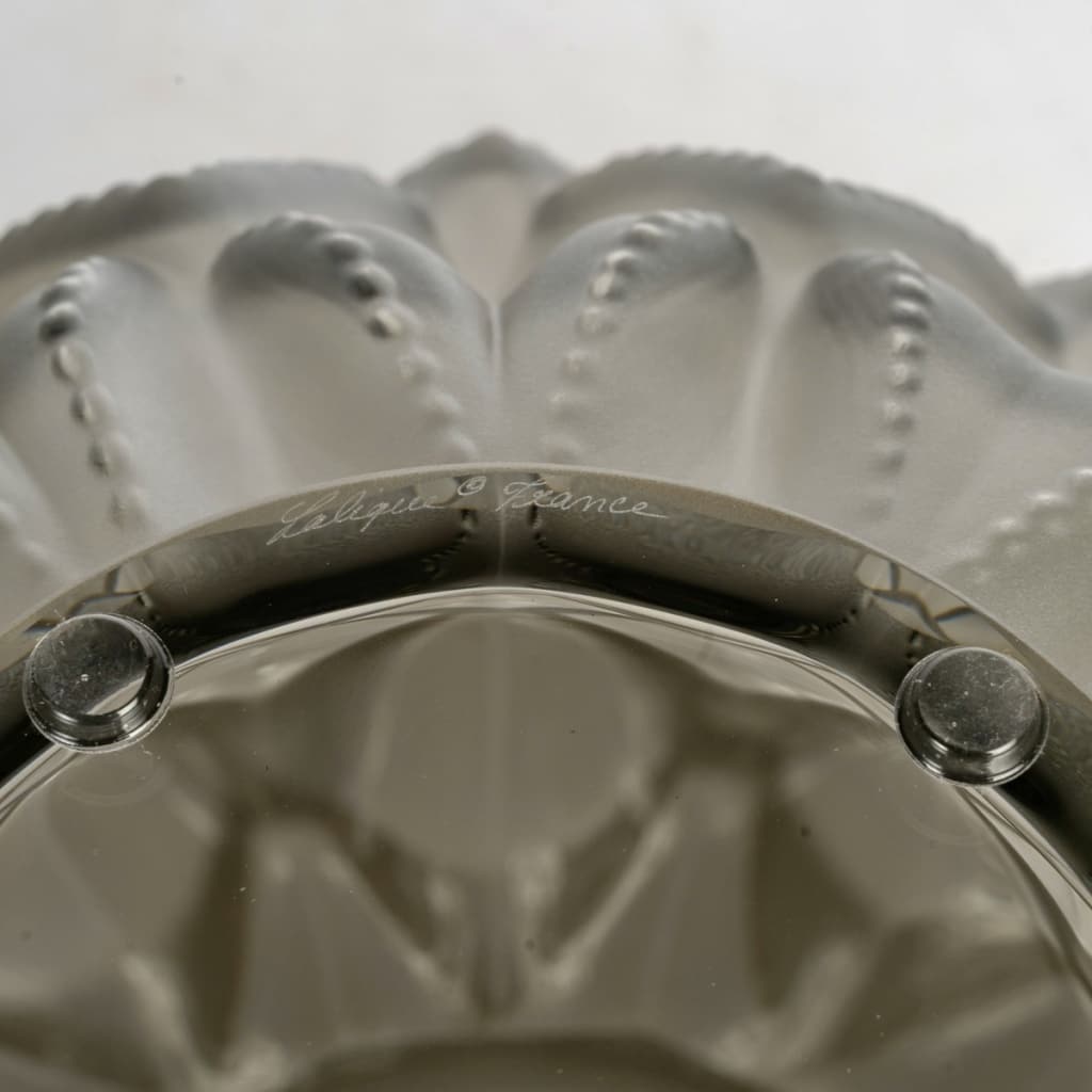 Vase « Languedoc » cristal gris bronze de LALIQUE FRANCE 6 Vase « Languedoc » cristal gris bronze de LALIQUE FRANCE 6