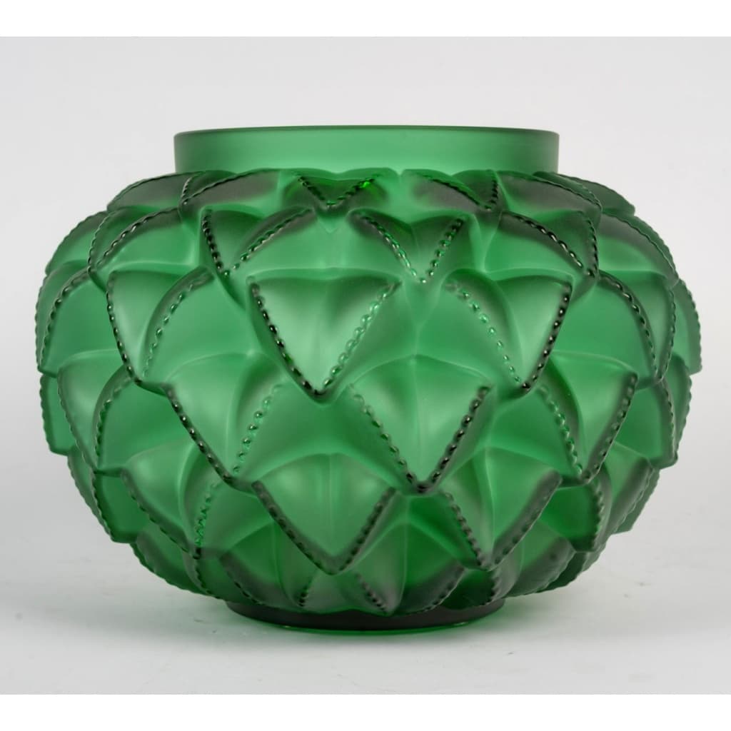 Vase « Languedoc » cristal jaune ambré de LALIQUE FRANCE 2