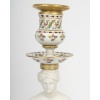 Une paire de bougeoirs en porcelaine et biscuit de sèvres, XIXème siècle 14