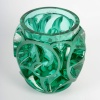 Vase « Tourbillons » cristal vert menthe de LALIQUE FRANCE 10