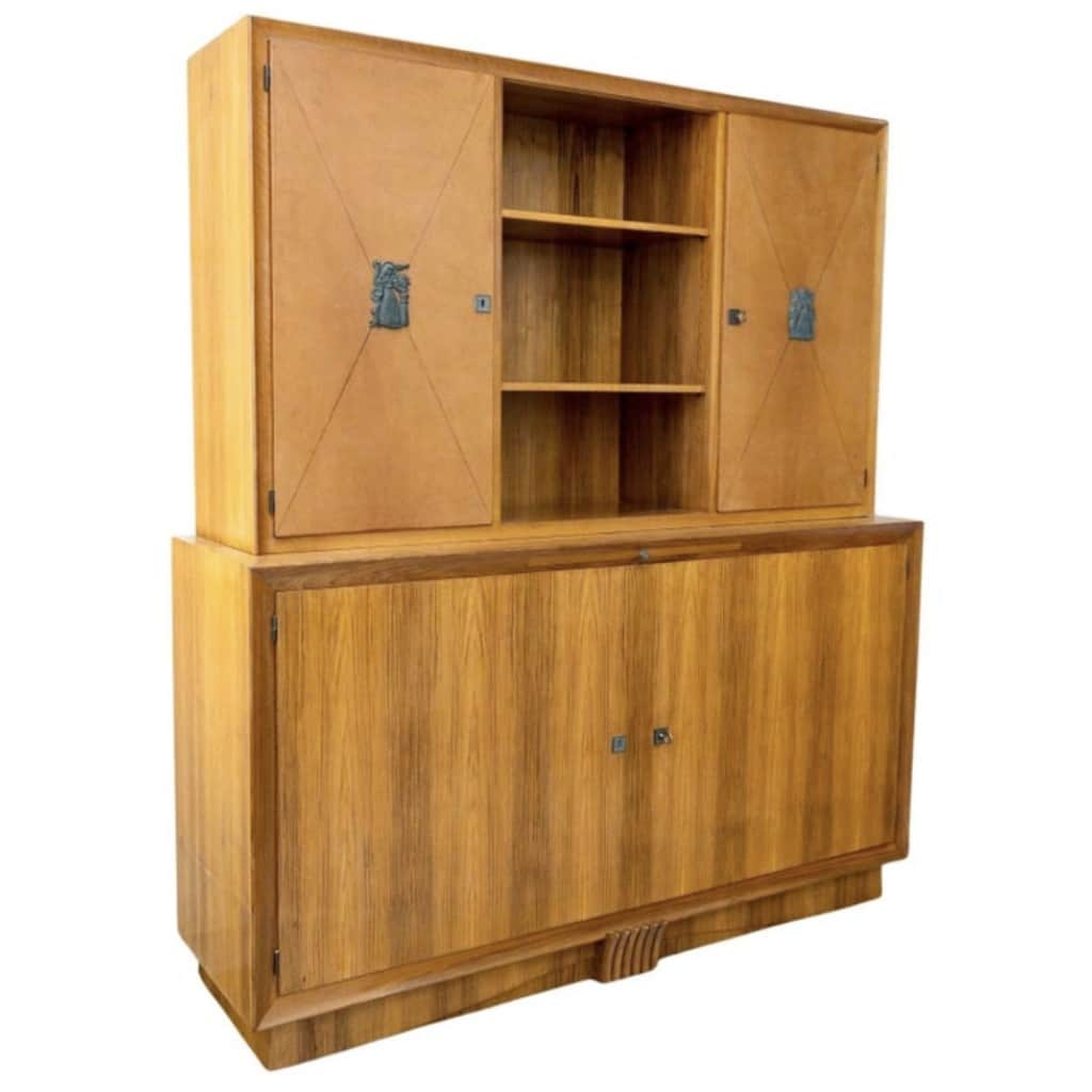 1940s 1940 Rare de Maurice Jallot en bois de rose. 3 1940s 1940 Rare de Maurice Jallot en bois de rose. 3