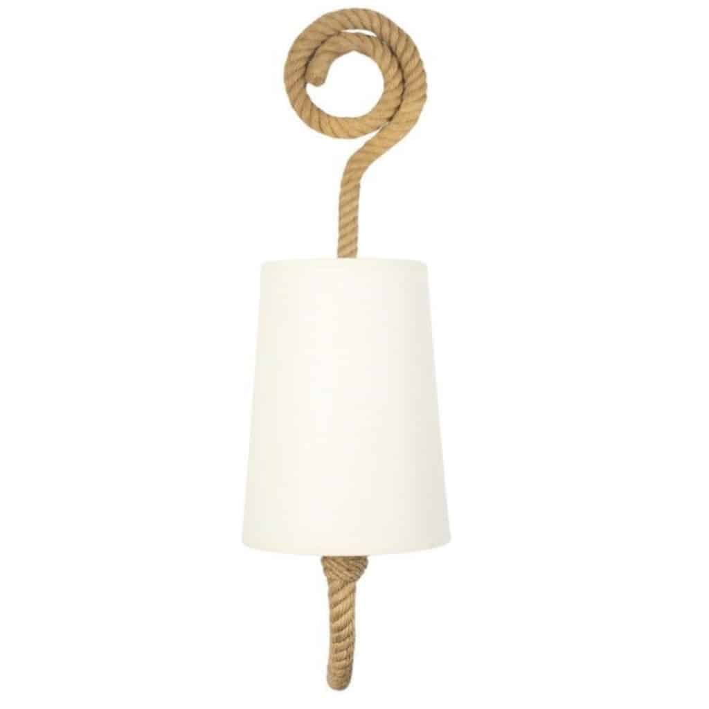 1950 Paire d&rsquo;appliques murales en corde par Adrien Audoux & Frida Minet 3