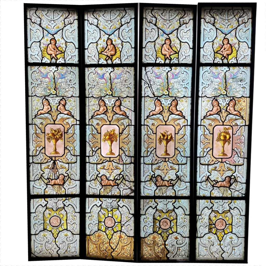 Vitraux aux anges (H250cm x L216cm) 2