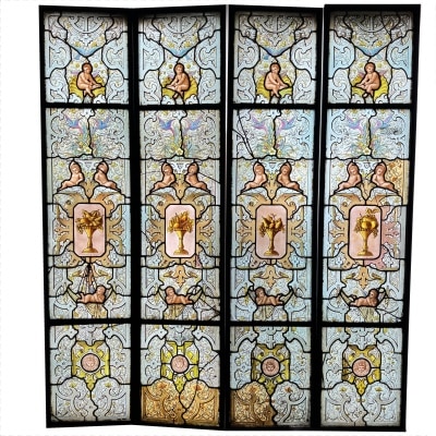 Vitraux aux anges (H250cm x L216cm) 2