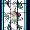 Vitraux aux oiseaux exotiques 17 Vitraux aux oiseaux exotiques 17