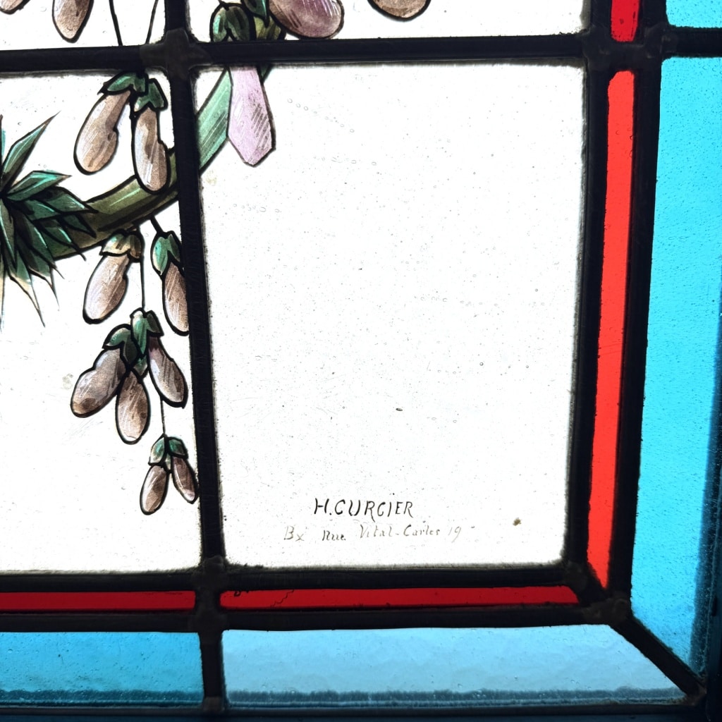 Vitraux aux oiseaux exotiques 11 Vitraux aux oiseaux exotiques 11