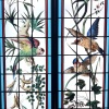 Vitraux aux oiseaux exotiques 15 Vitraux aux oiseaux exotiques 15
