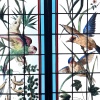 Vitraux aux oiseaux exotiques 16 Vitraux aux oiseaux exotiques 16
