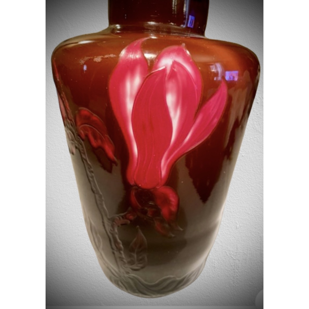 MEISENTHAL VASE SPECTACULAIRE VASE AUX MAGNOLIAS 3 MEISENTHAL VASE SPECTACULAIRE VASE AUX MAGNOLIAS 3