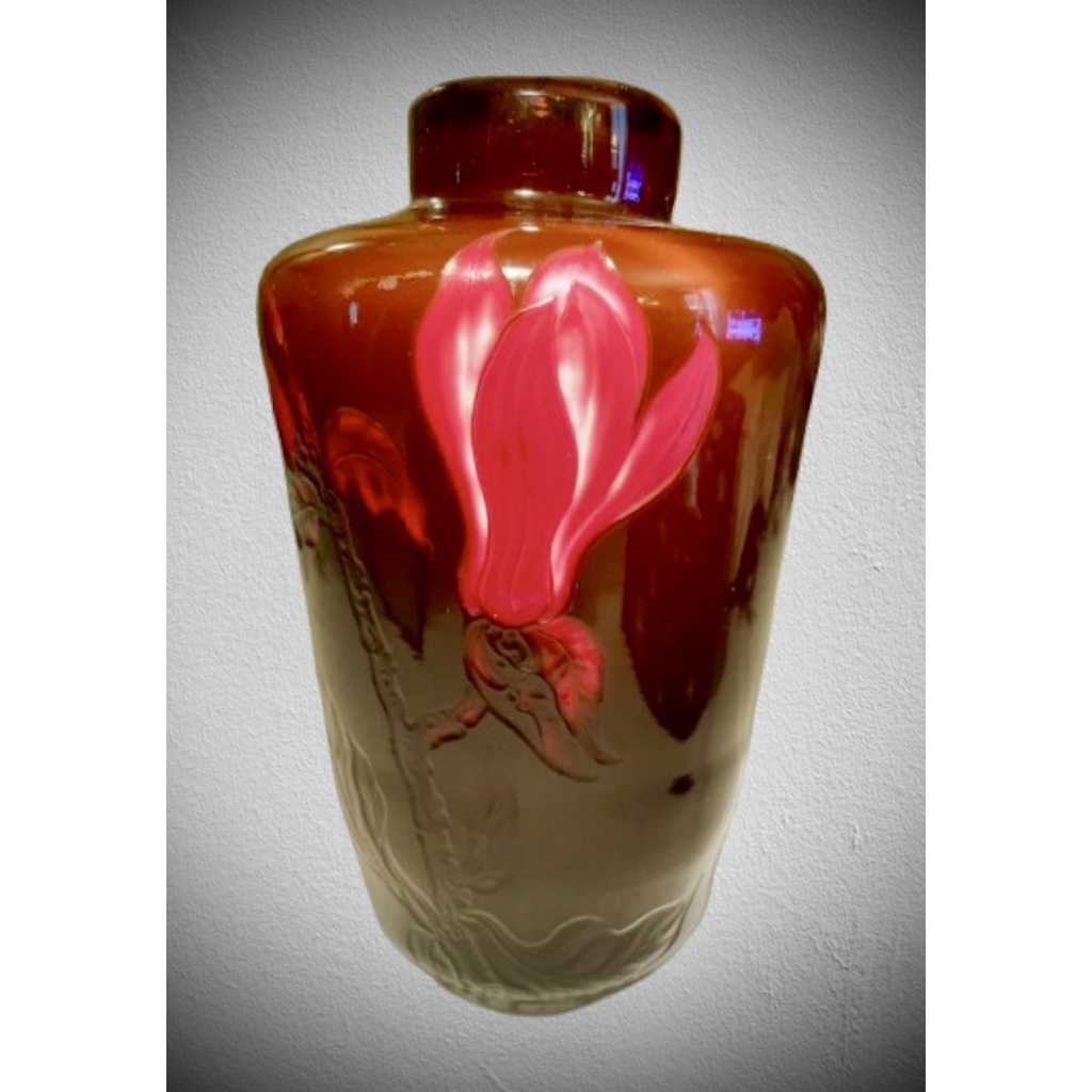 MEISENTHAL VASE SPECTACULAIRE VASE AUX MAGNOLIAS 7 MEISENTHAL VASE SPECTACULAIRE VASE AUX MAGNOLIAS 7