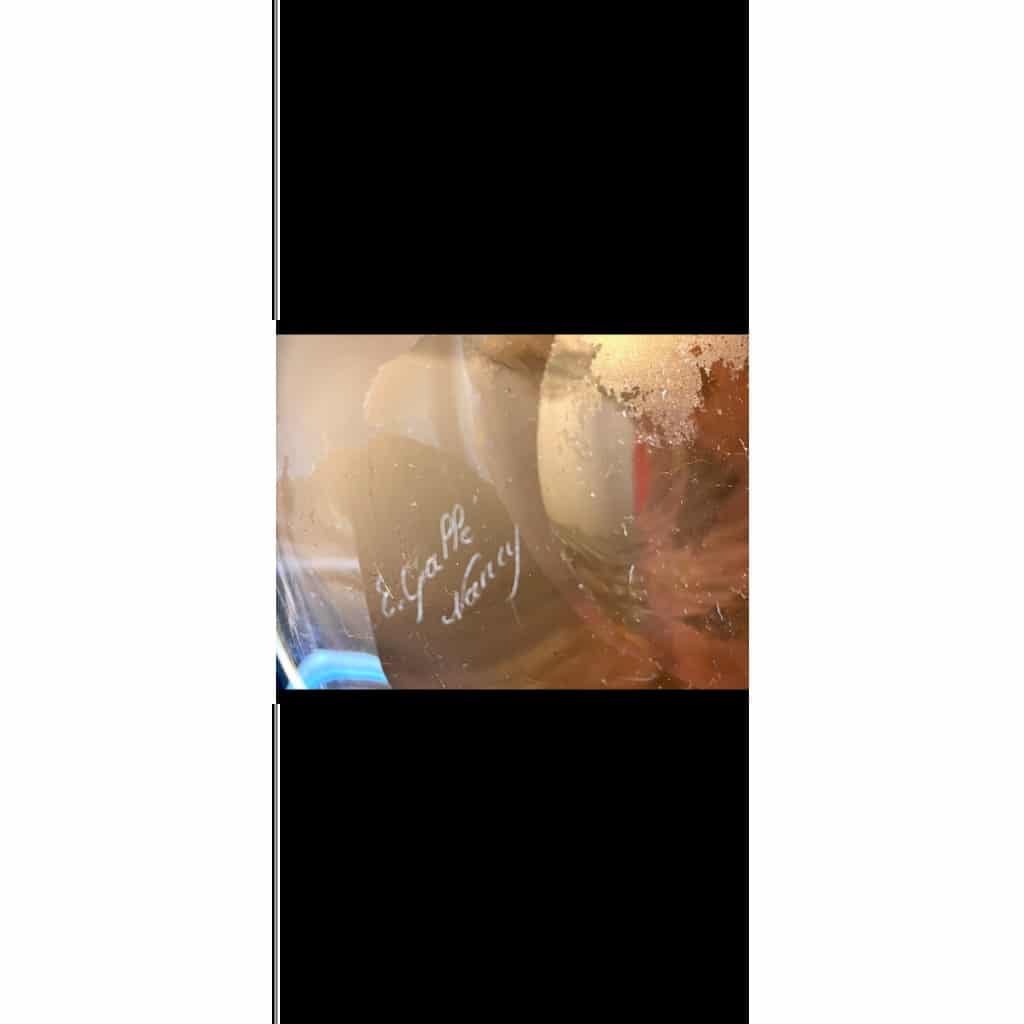 EMILE GALLE CRISTALLERIE TUBULAIRE 10 EMILE GALLE CRISTALLERIE TUBULAIRE 10