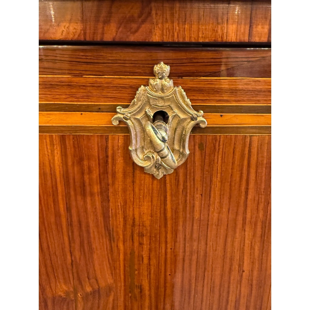 Secrétaire en bois de Rose et Amarante Époque Louis XVI vers 1780 6 Secrétaire en bois de Rose et Amarante Époque Louis XVI vers 1780 6