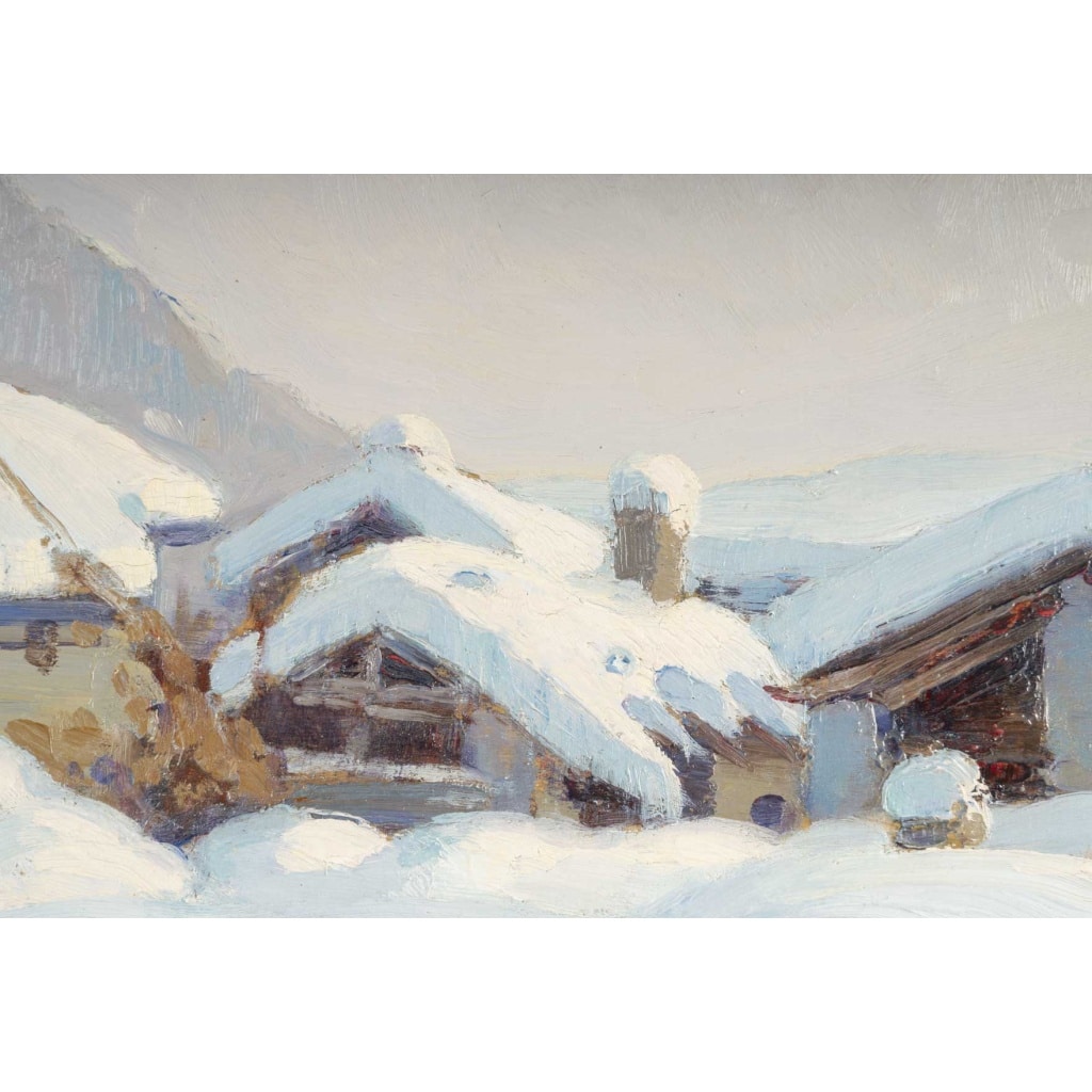 Jules Emile ZINGG (1882- 1942) Paysage de neige 6 Jules Emile ZINGG (1882- 1942) Paysage de neige 6