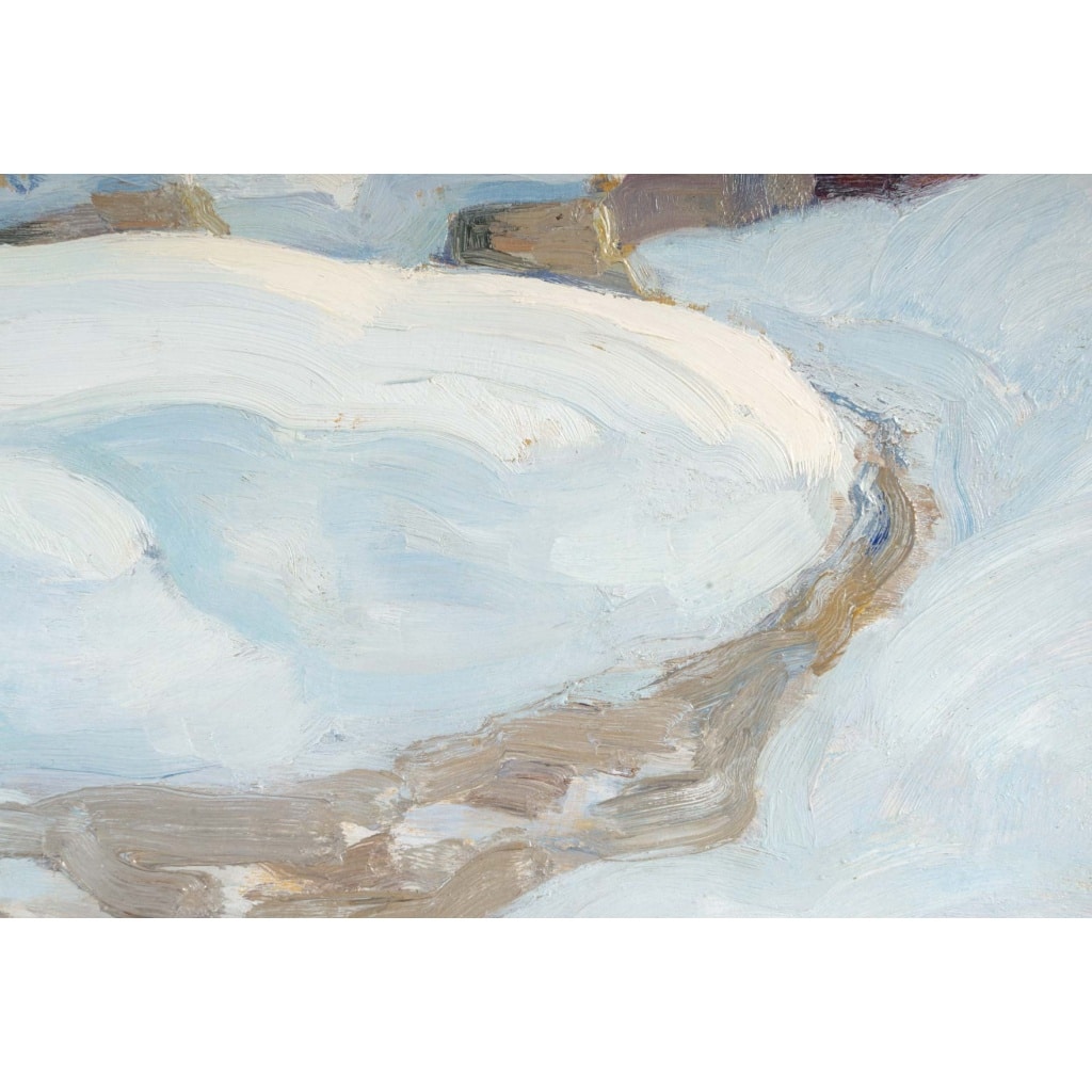 Jules Emile ZINGG (1882- 1942) Paysage de neige 7 Jules Emile ZINGG (1882- 1942) Paysage de neige 7