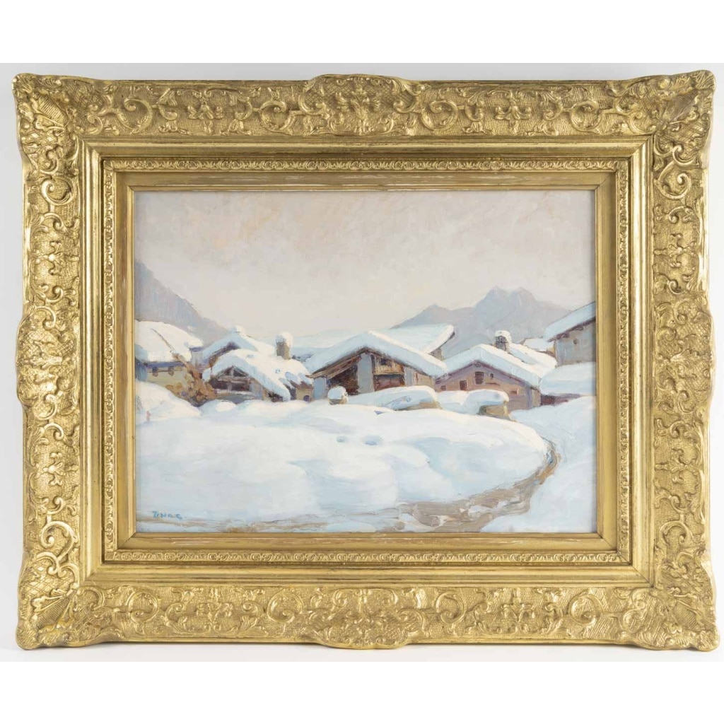 Jules Emile ZINGG (1882- 1942) Paysage de neige 3 Jules Emile ZINGG (1882- 1942) Paysage de neige 3