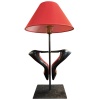 Lampe Cendrillon deux chaussures Louboutin montées en lampe. 16