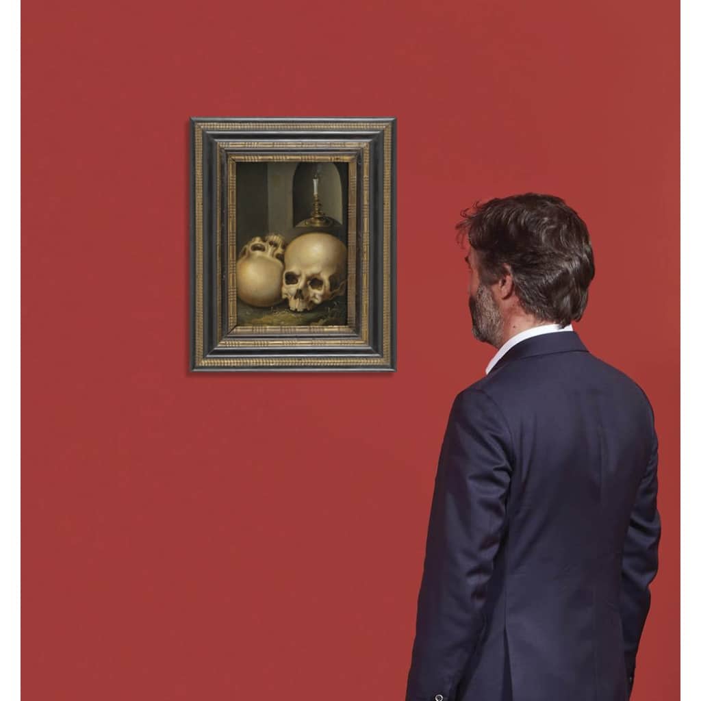 Vanité aux crânes et à la chandelle – Ecole flamande du XVIIe siècle 4