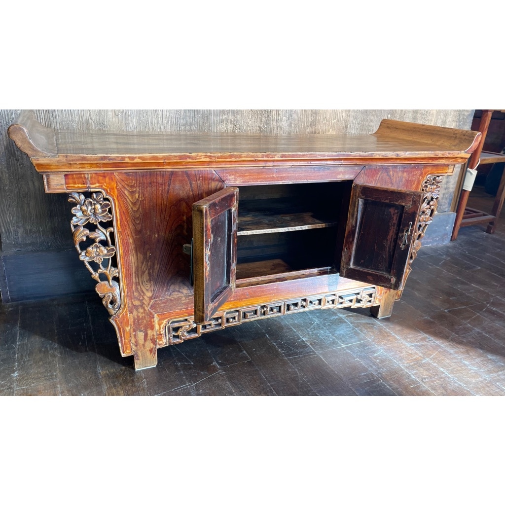 Meuble bas ancien chinois 8