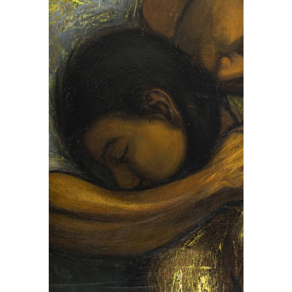 Noé CANJURA (1922 – 1970) L’étreinte,1950 6 Noé CANJURA (1922 – 1970) L’étreinte,1950 6