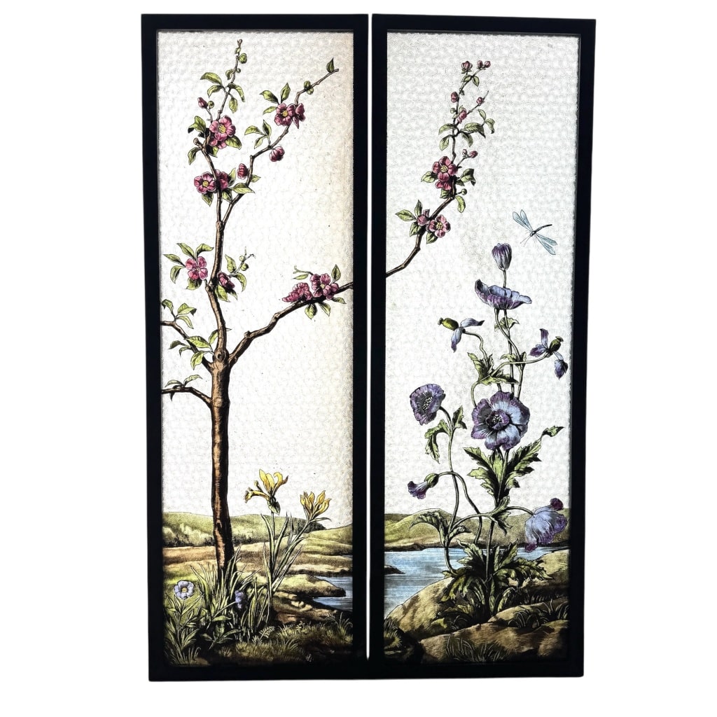 Vitraux bord d’étang (H120 x L86) 2