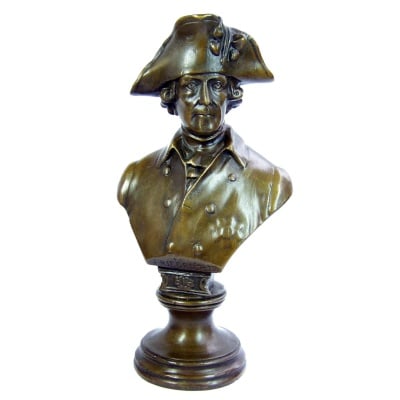 Sculpture en bronze, XXème siècle, représentant Frederick II Sculpture en bronze, XXème siècle, représentant Frederick II