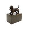 Sculpture en bronze représentant un chien anglais, socle en marbre 14 Sculpture en bronze représentant un chien anglais, socle en marbre 14