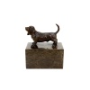 Sculpture en bronze représentant un chien anglais, socle en marbre 21 Sculpture en bronze représentant un chien anglais, socle en marbre 21