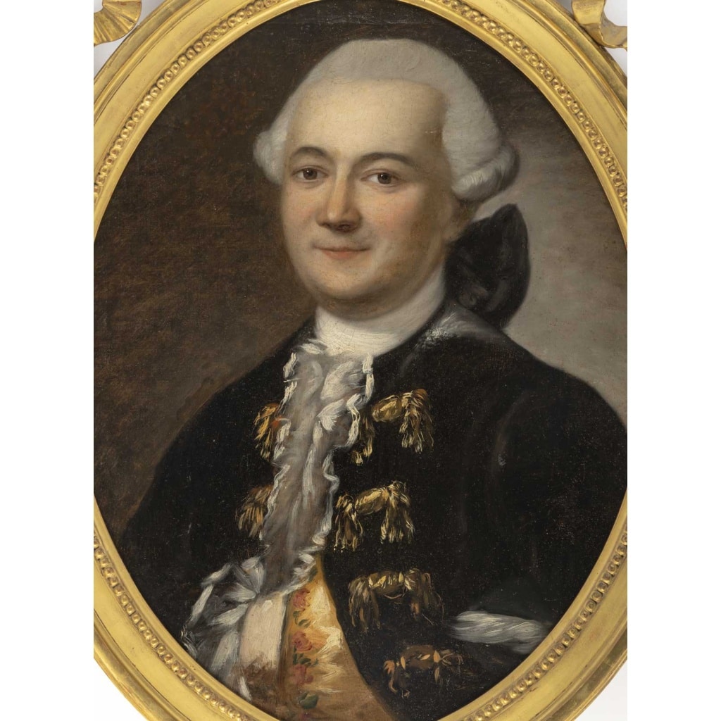 Ecole Française du XVIIIème siècle Portrait d’un gentilhomme 2 Ecole Française du XVIIIème siècle Portrait d’un gentilhomme 2