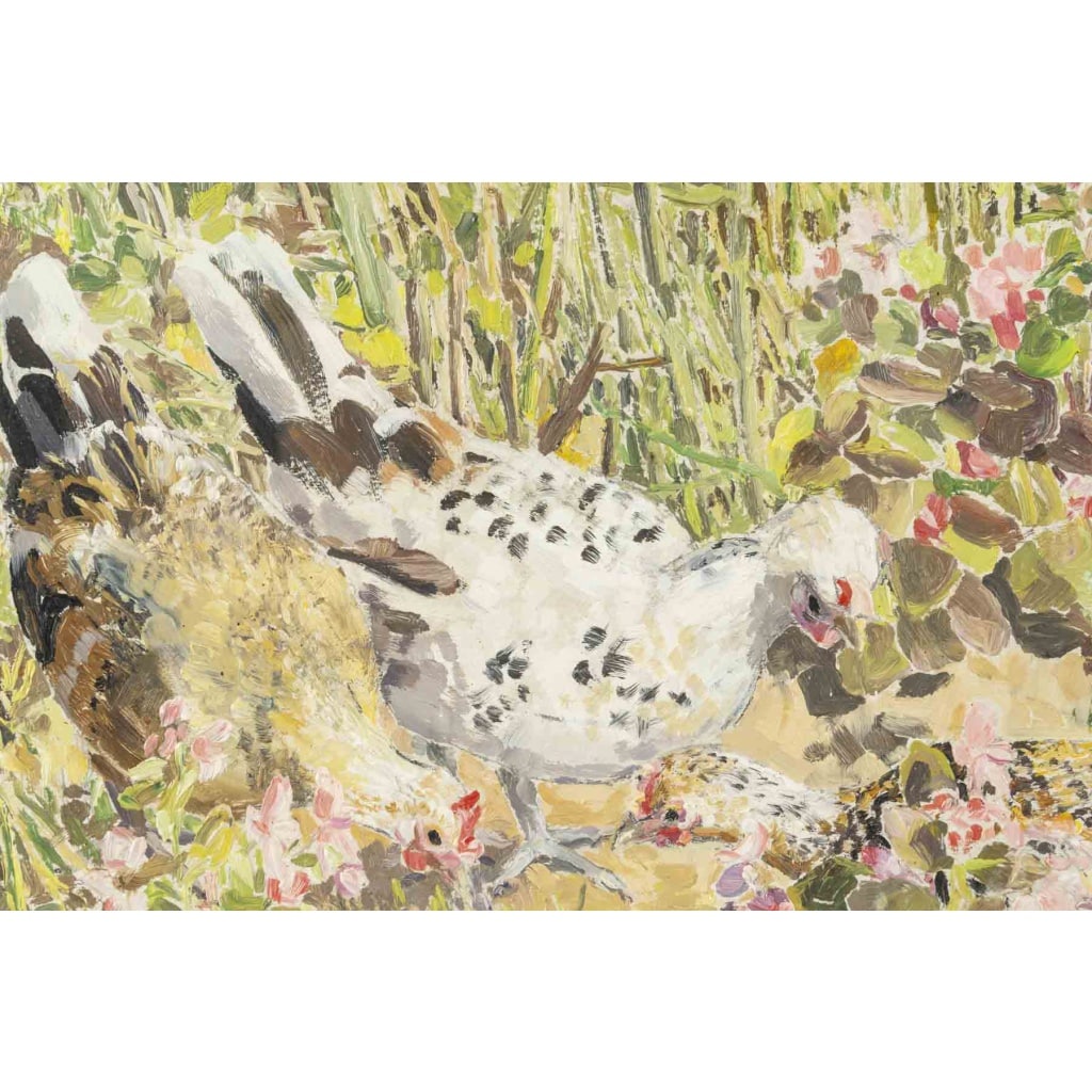 Hélène RIVIERE 1896-1977 Les Poules 4