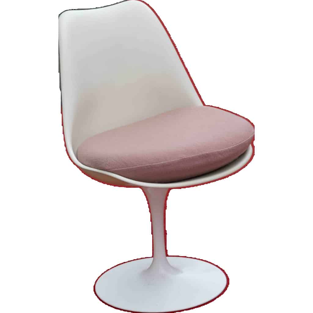 Eero SAARINEN (1910-1961) & KNOLL INTERNATIONAL (éditeur) 6 chaises pivotantes 2